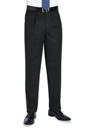 Delta Classic Fit Trouser - Black