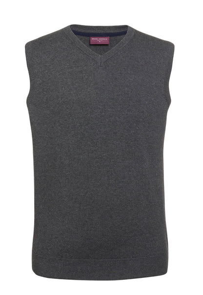 Detroit S/less V Neck Jumper - Charcoal