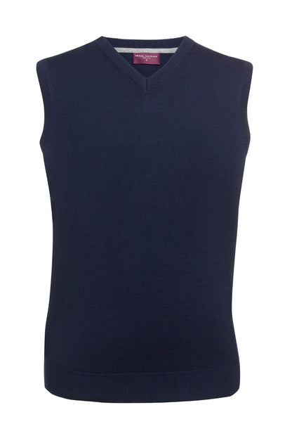 Detroit S/less V Neck Jumper - Navy
