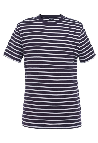 Edmund Breton Top S/S - Navy/White