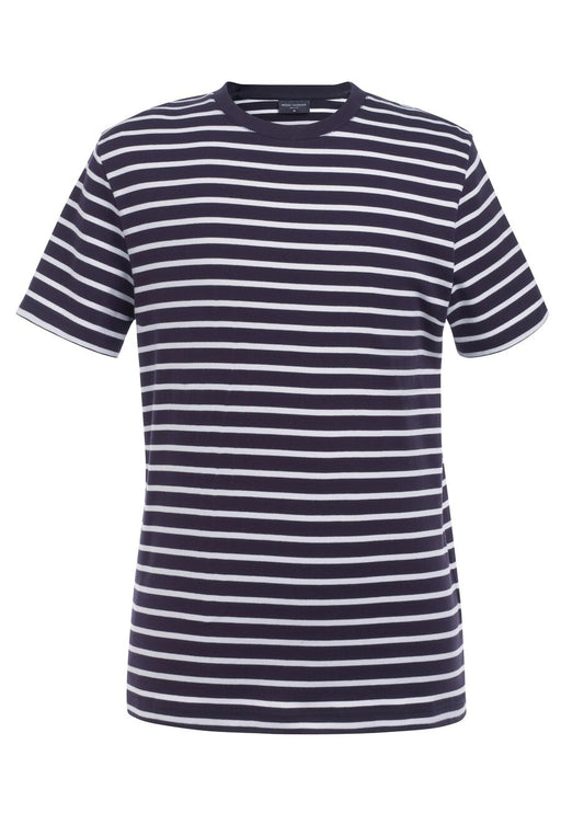 Edmund Breton Top S/S - Navy/White