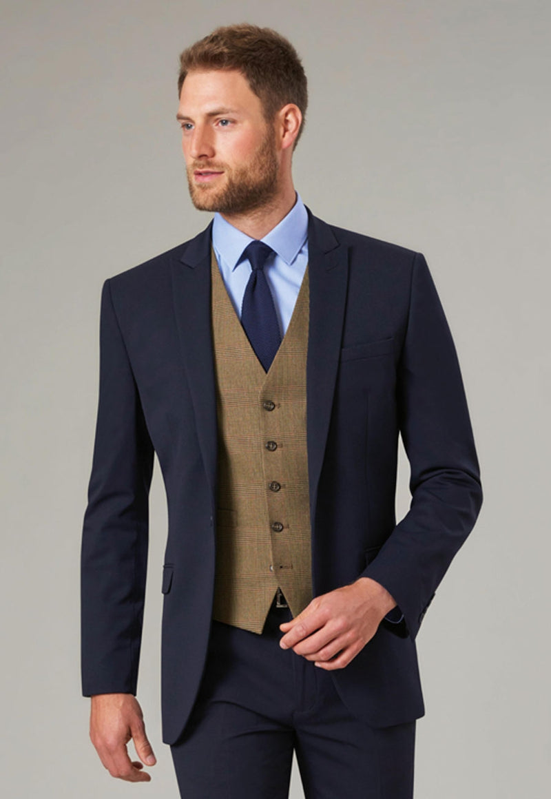 Emilio Check Waistcoat - Grey Check