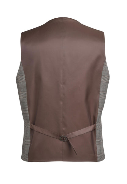 Emilio Check Waistcoat - Navy Check