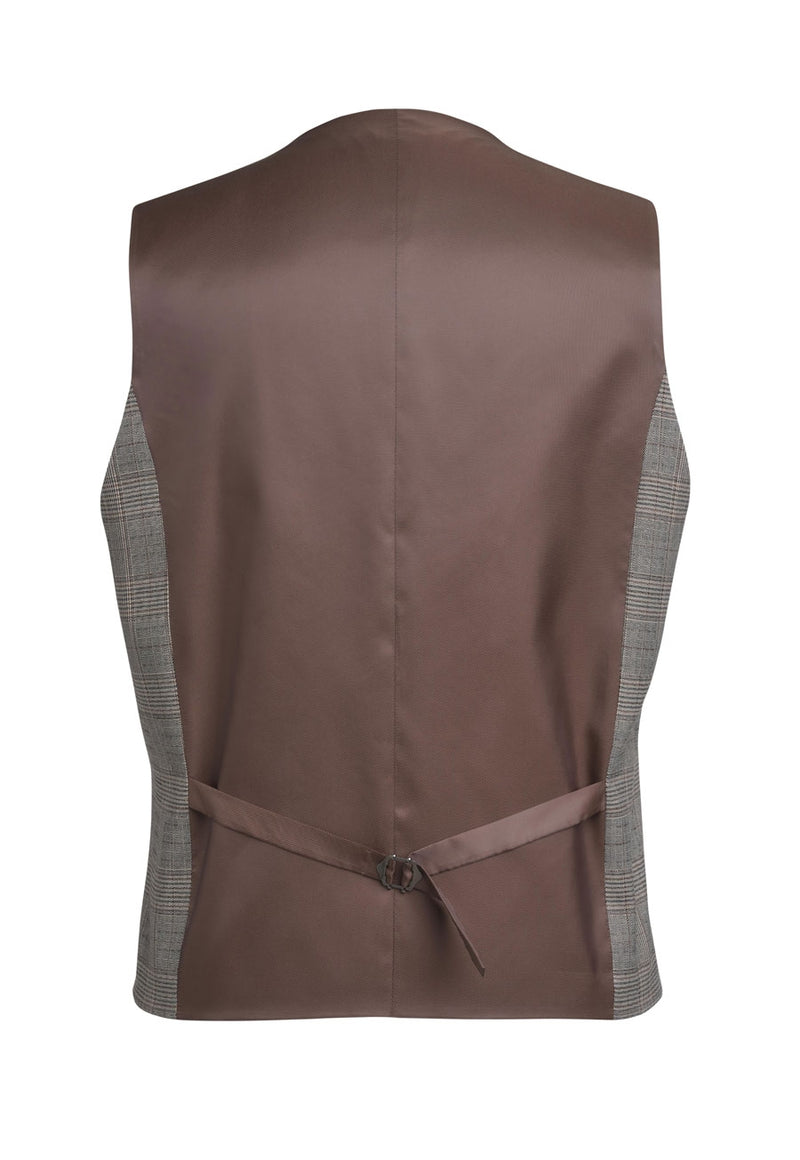 Emilio Check Waistcoat - Navy Check
