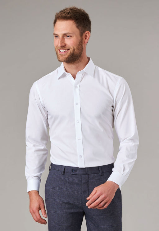 Este Men's L/S Shirt - White