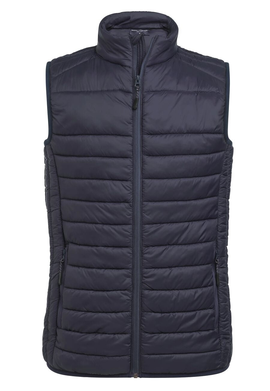 eugene padded gilet - black