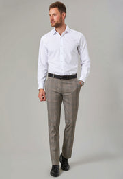 Fabian Slim Fit Trouser - Navy Check