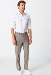 Fabian Slim Fit Trouser - Navy Check