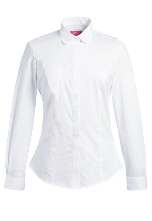 Franca Ladies' L/S Blouse - White