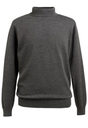 Franklin Turtleneck Jumper - Charcoal