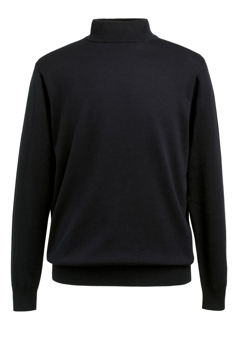 Franklin Turtleneck Jumper - Black