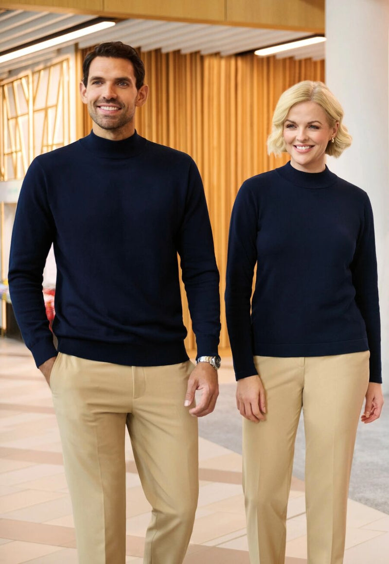 Franklin Turtleneck Jumper - Black