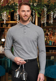 Frederick L/S Polo Shirt - White