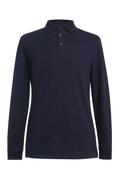 Frederick L/S Polo Shirt - Navy
