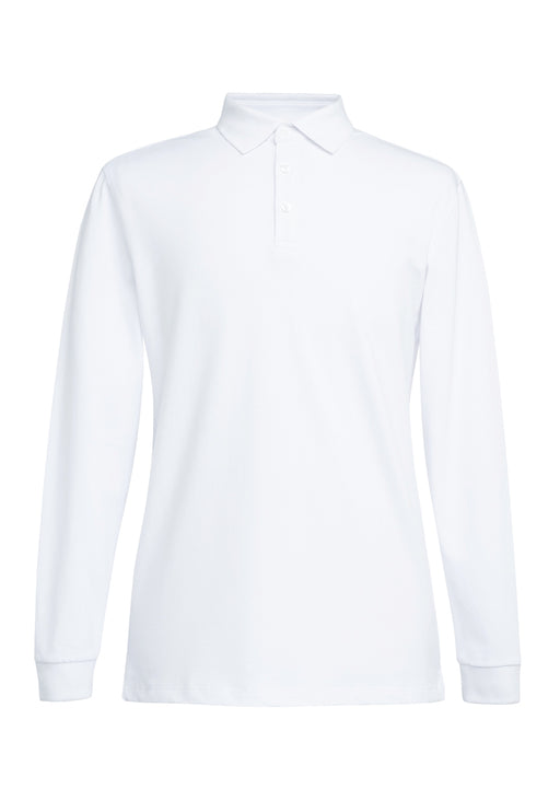 Frederick L/S Polo Shirt - White
