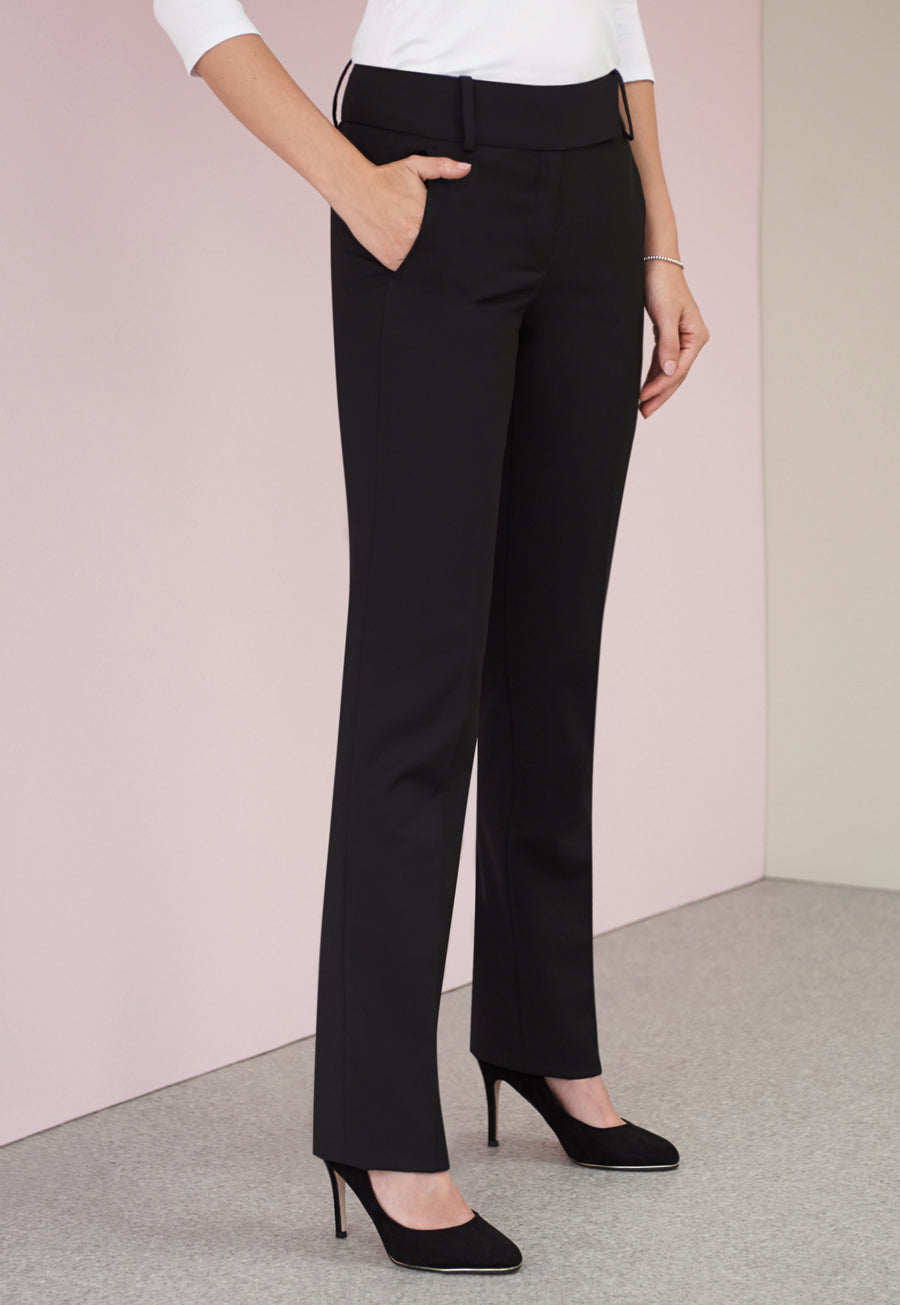genoa tailored leg trouser - navy