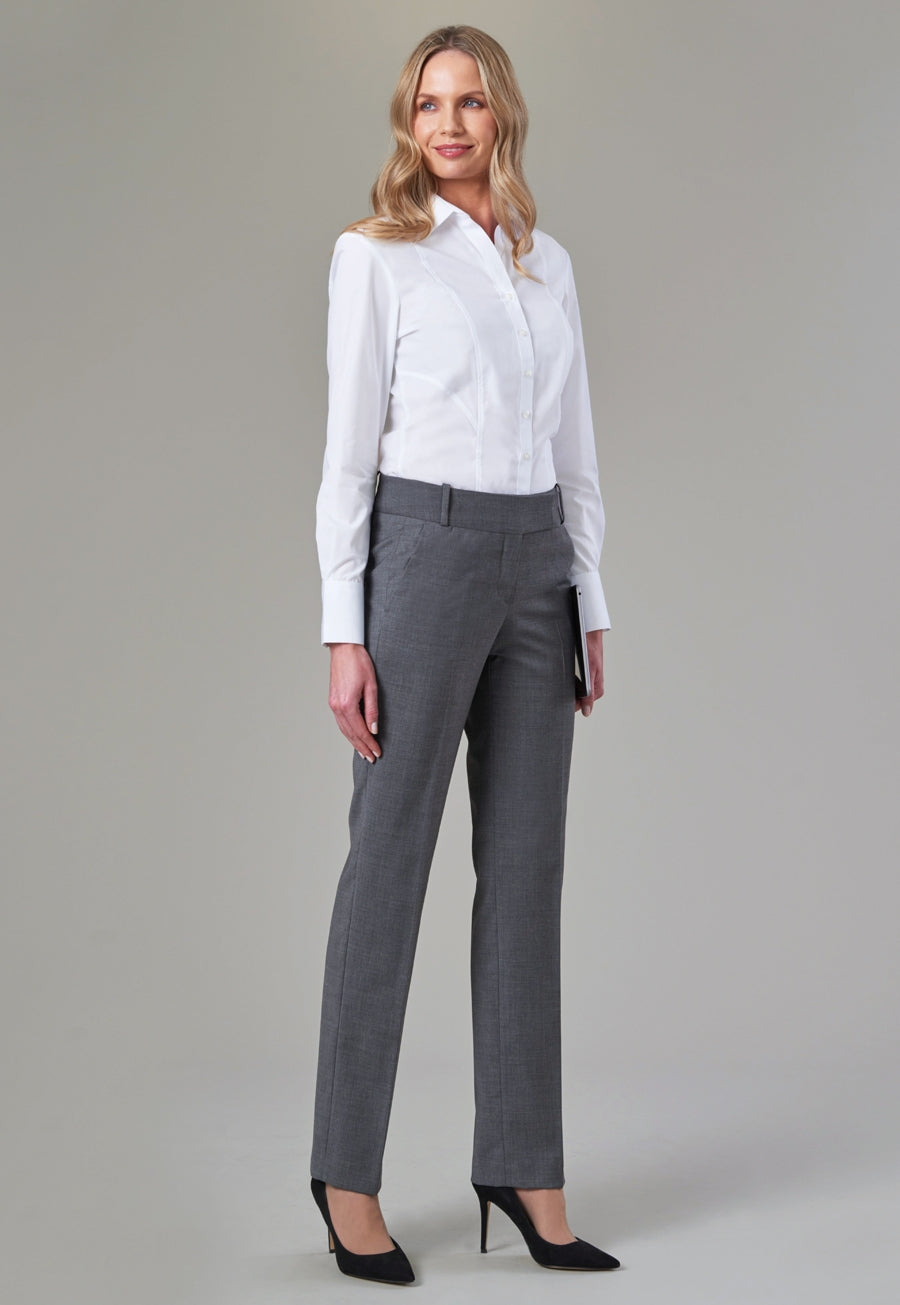 genoa tailored leg trouser - navy