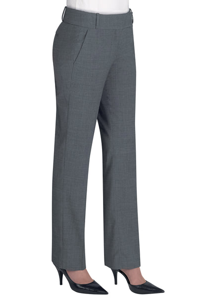 Genoa Tailored Leg Trouser - Light Grey