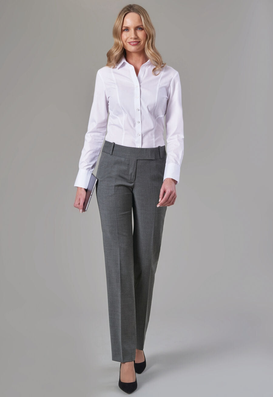 genoa tailored leg trouser - navy