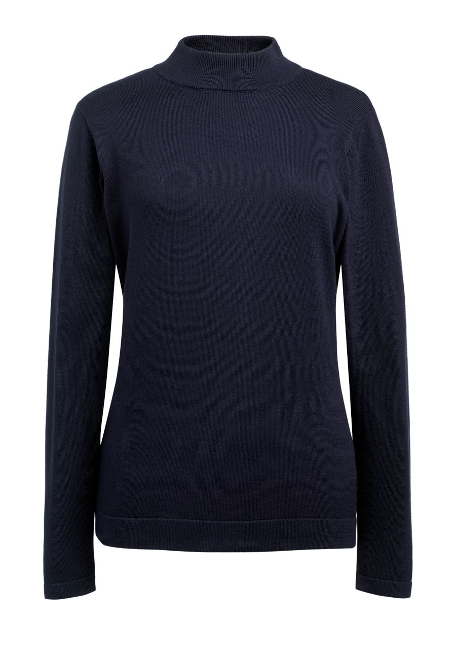 Golden Turtleneck Jumper - Charcoal