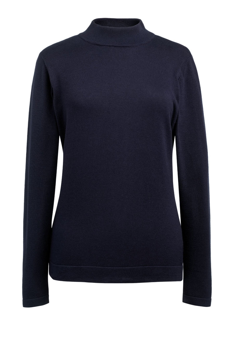 Golden Turtleneck Jumper - Charcoal