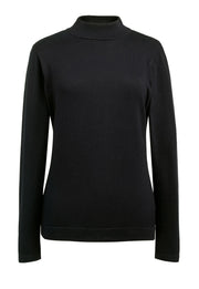 Golden Turtleneck Jumper - Black