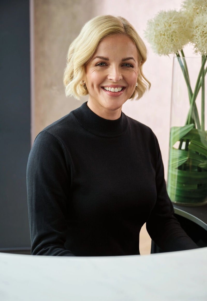 Golden Turtleneck Jumper - Charcoal