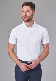 Hampton S/S Polo Shirt - White