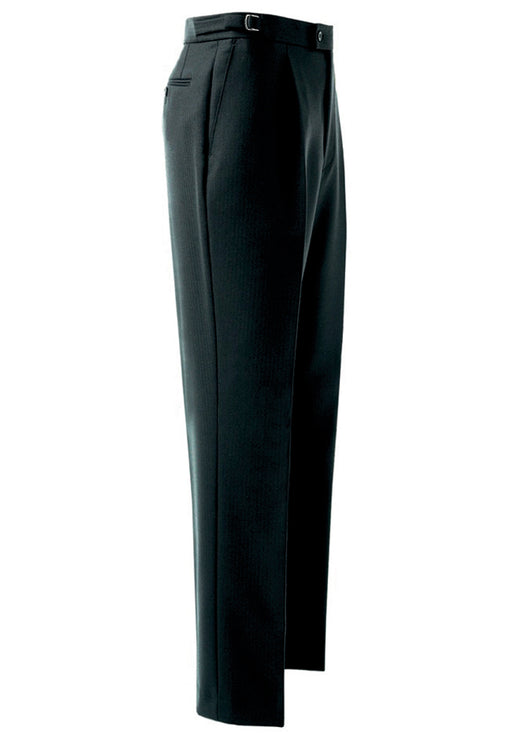 Herringbone Trouser - Black h/b