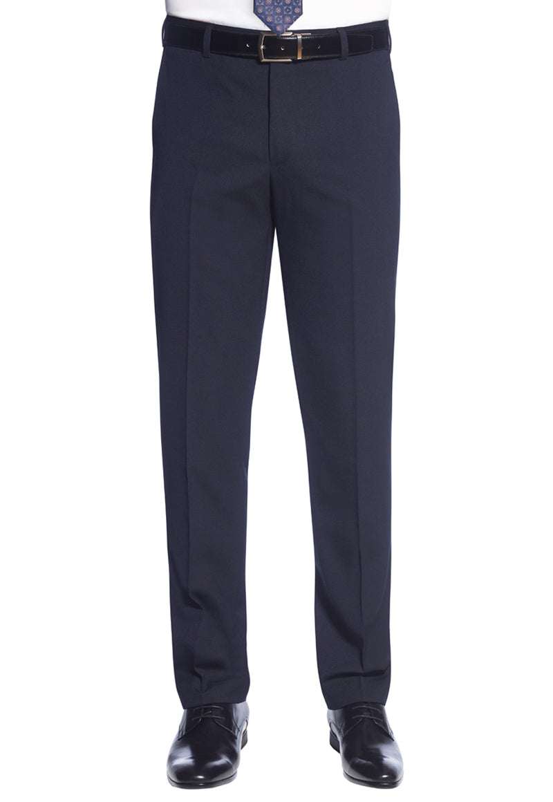 Holbeck Slim Fit Trouser - Navy Plain