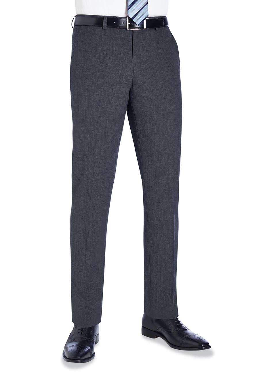 holbeck slim fit trouser - mid grey