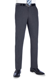 Holbeck Slim Fit Trouser - Mid Grey