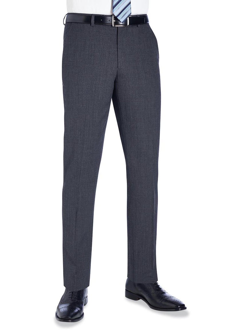 Holbeck Slim Fit Trouser - Mid Grey