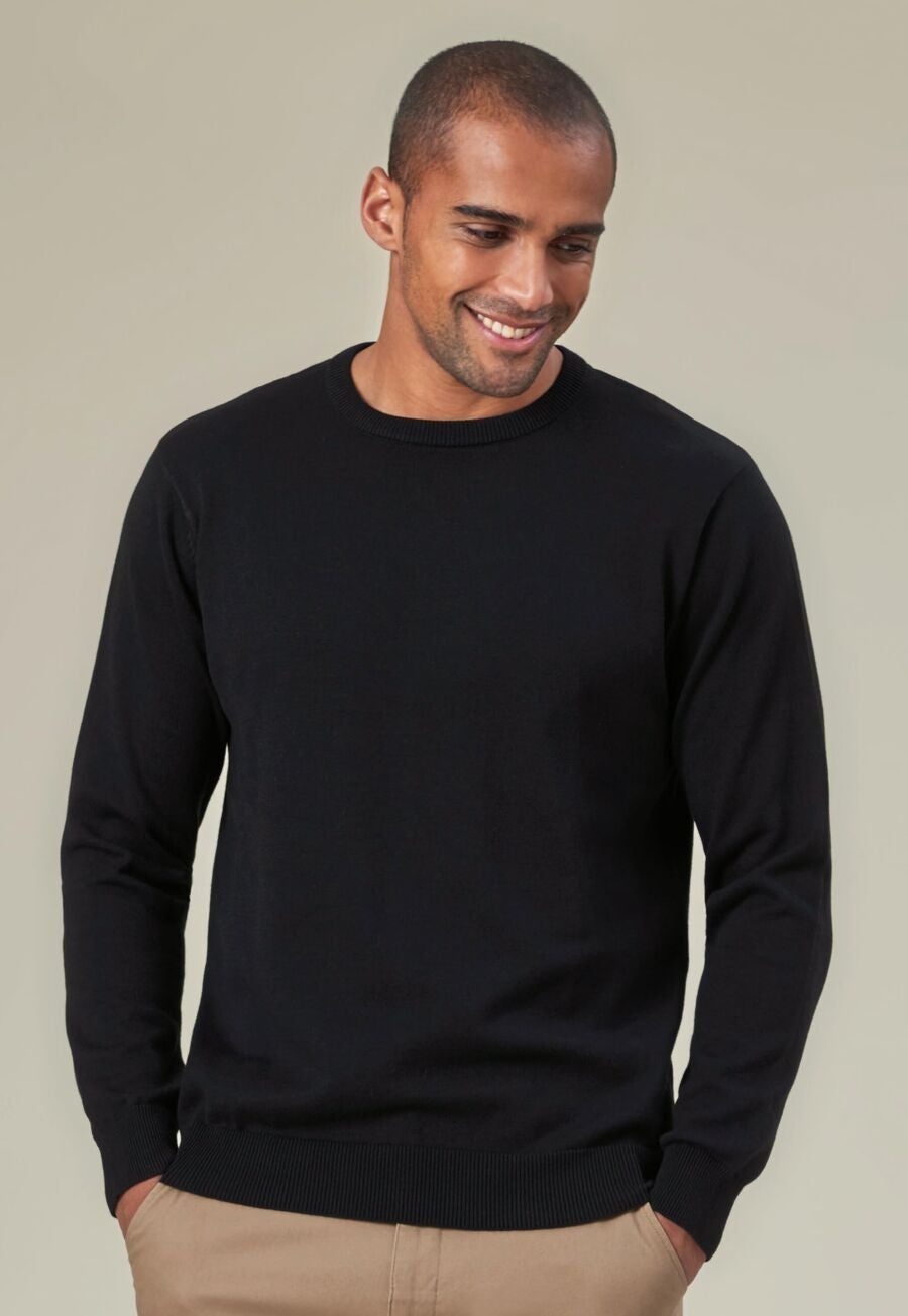 Jackson Crew Neck Jumper - Navy