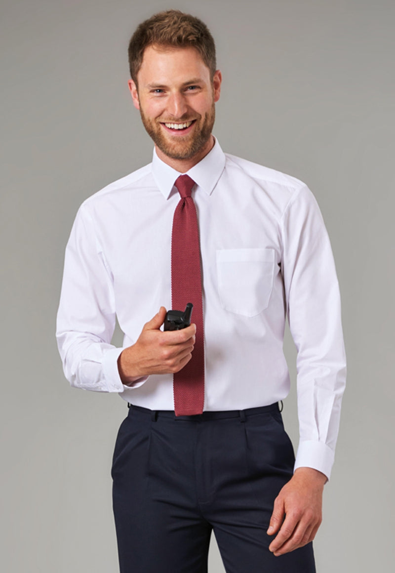 Juno Men's L/S Shirt - White