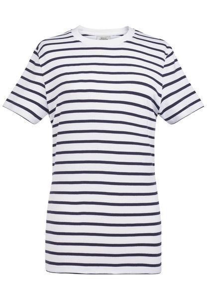 Katy Breton Top S/S - Navy/White