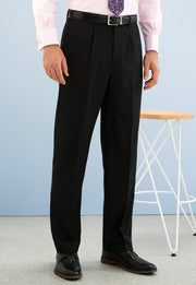 Langham Classic Fit Trouser - Navy Plain