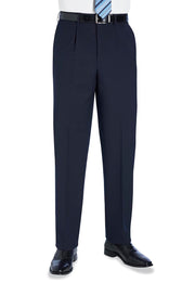 Langham Classic Fit Trouser - Navy Plain