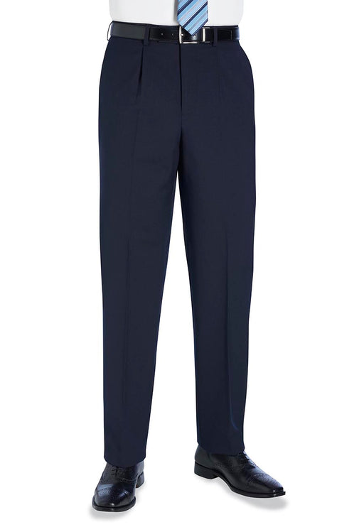 Langham Classic Fit Trouser - Navy Plain