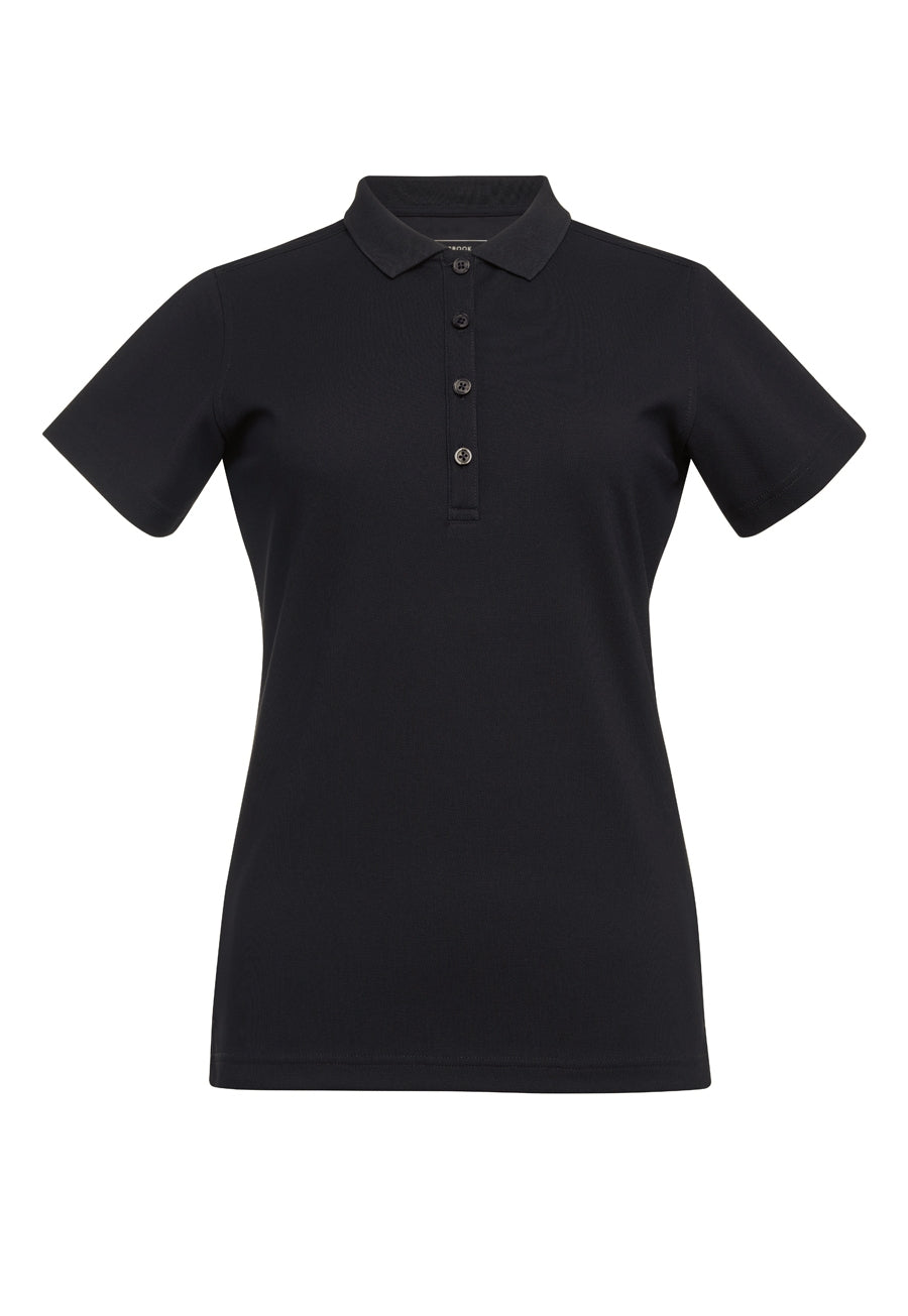 laurel s/s polo shirt - black
