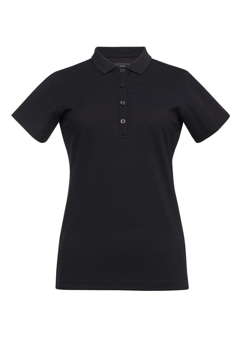 Laurel S/S Polo Shirt - Black
