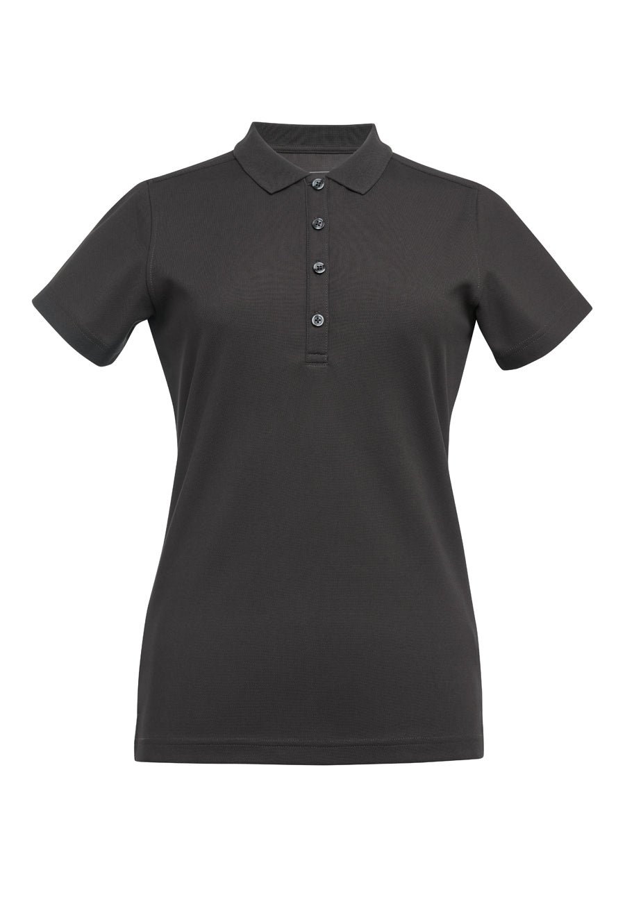 laurel s/s polo shirt - slate grey