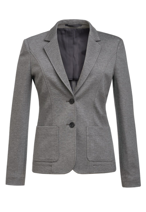 Libra Slim Fit Jersey Jacket - Grey