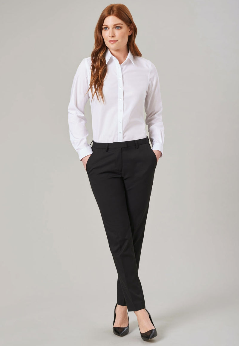 Ophelia Slim Leg Trouser - Navy P/Dot
