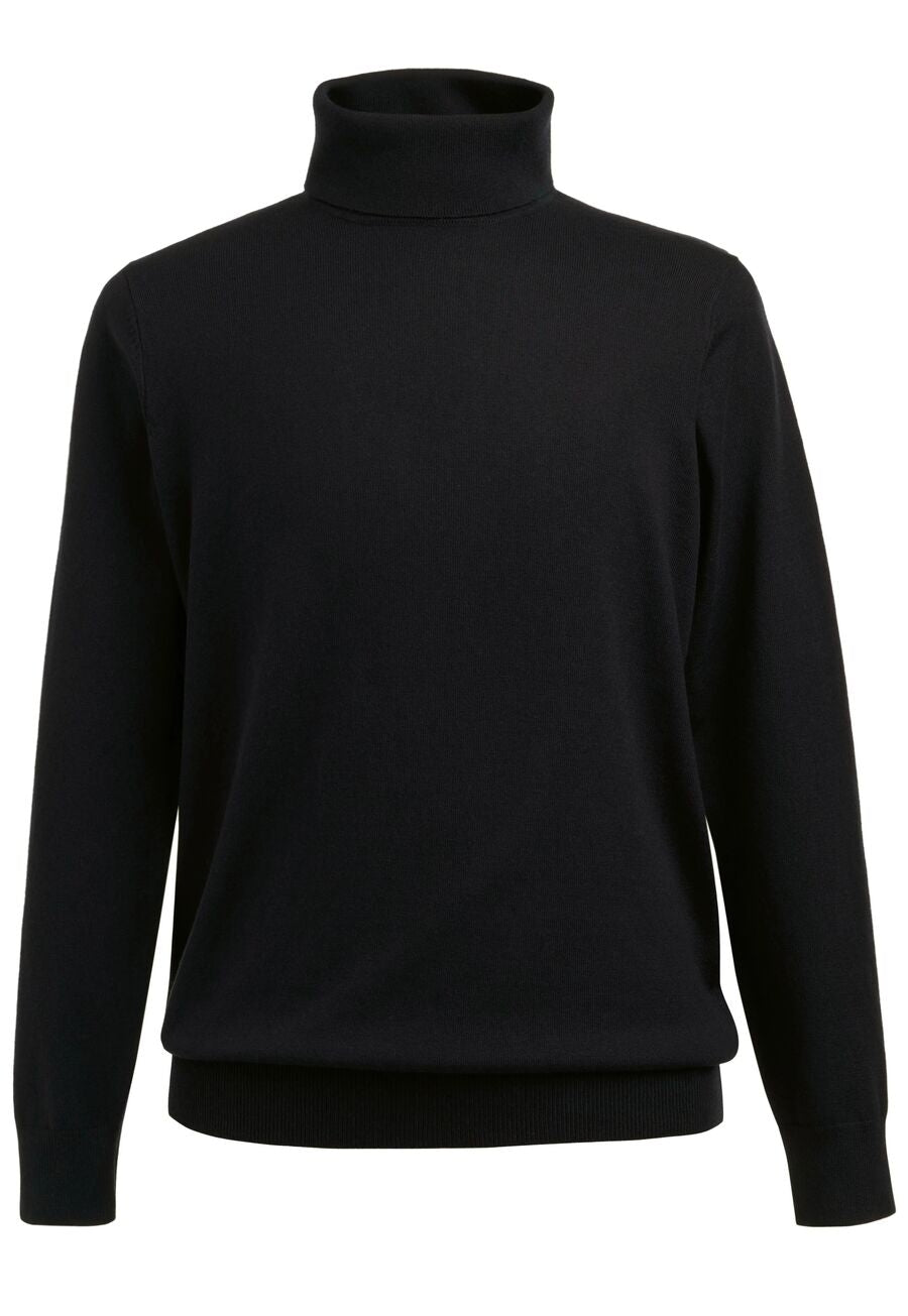 new oslo roll neck jumper - navy