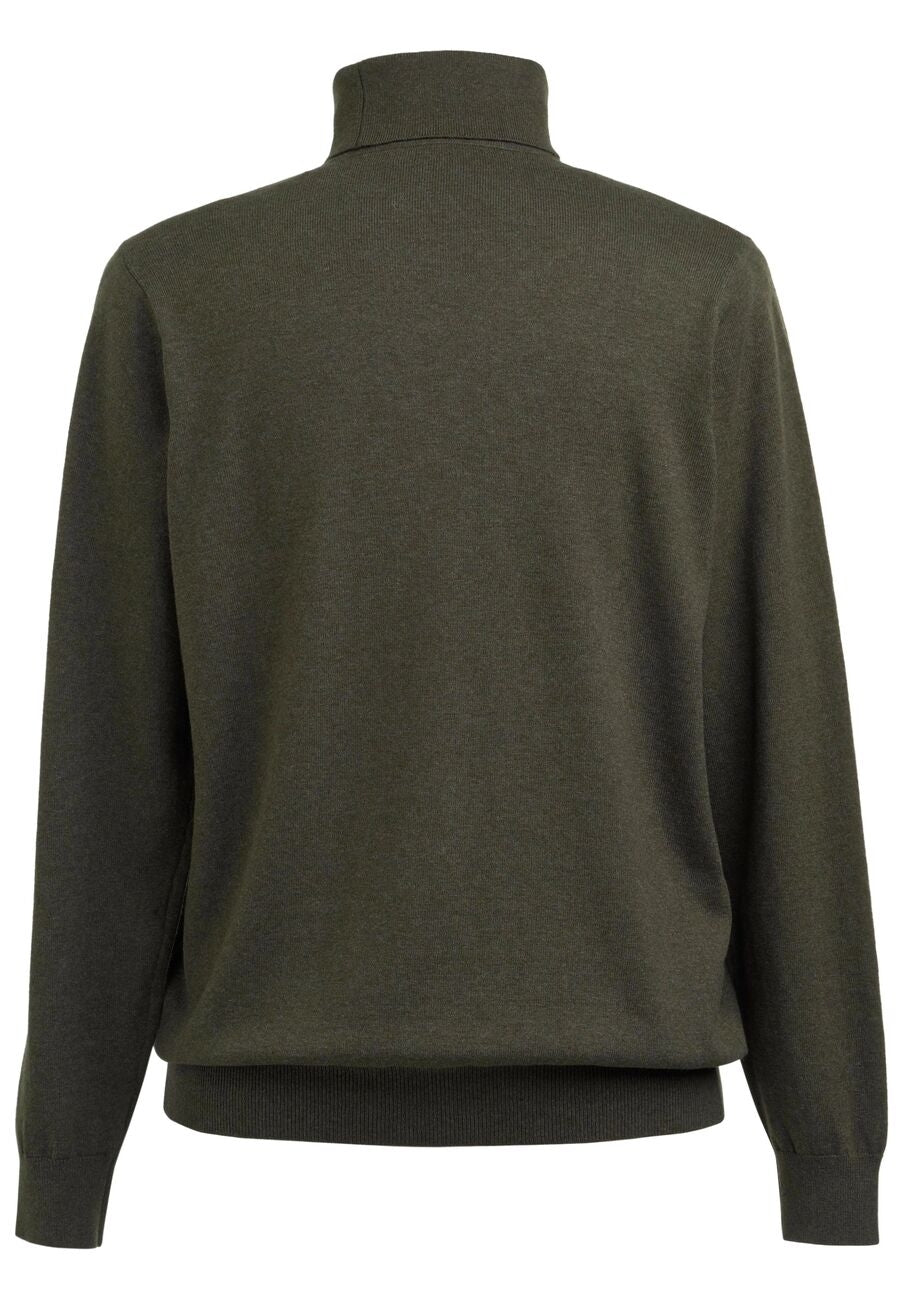 new oslo roll neck jumper - navy
