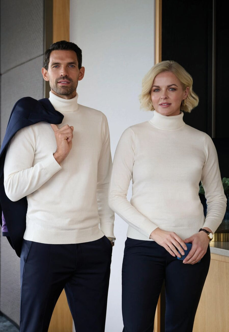 Athens Roll Neck Jumper - Charcoal