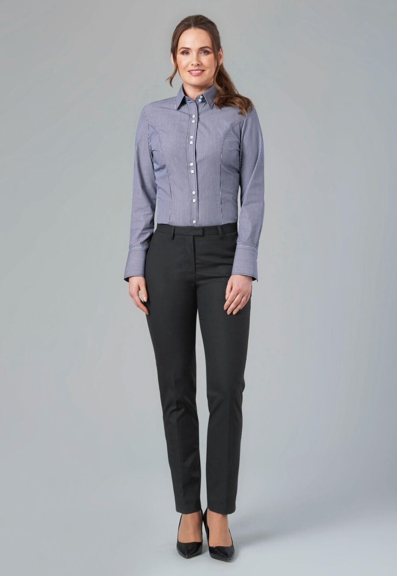 Paris Slim Leg Trouser - Charcoal