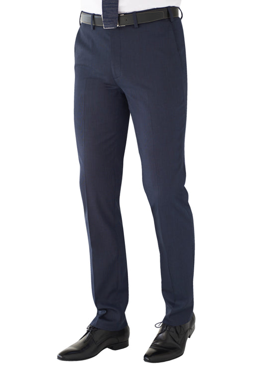 Pegasus Slim Fit Trouser - Navy P/Dot