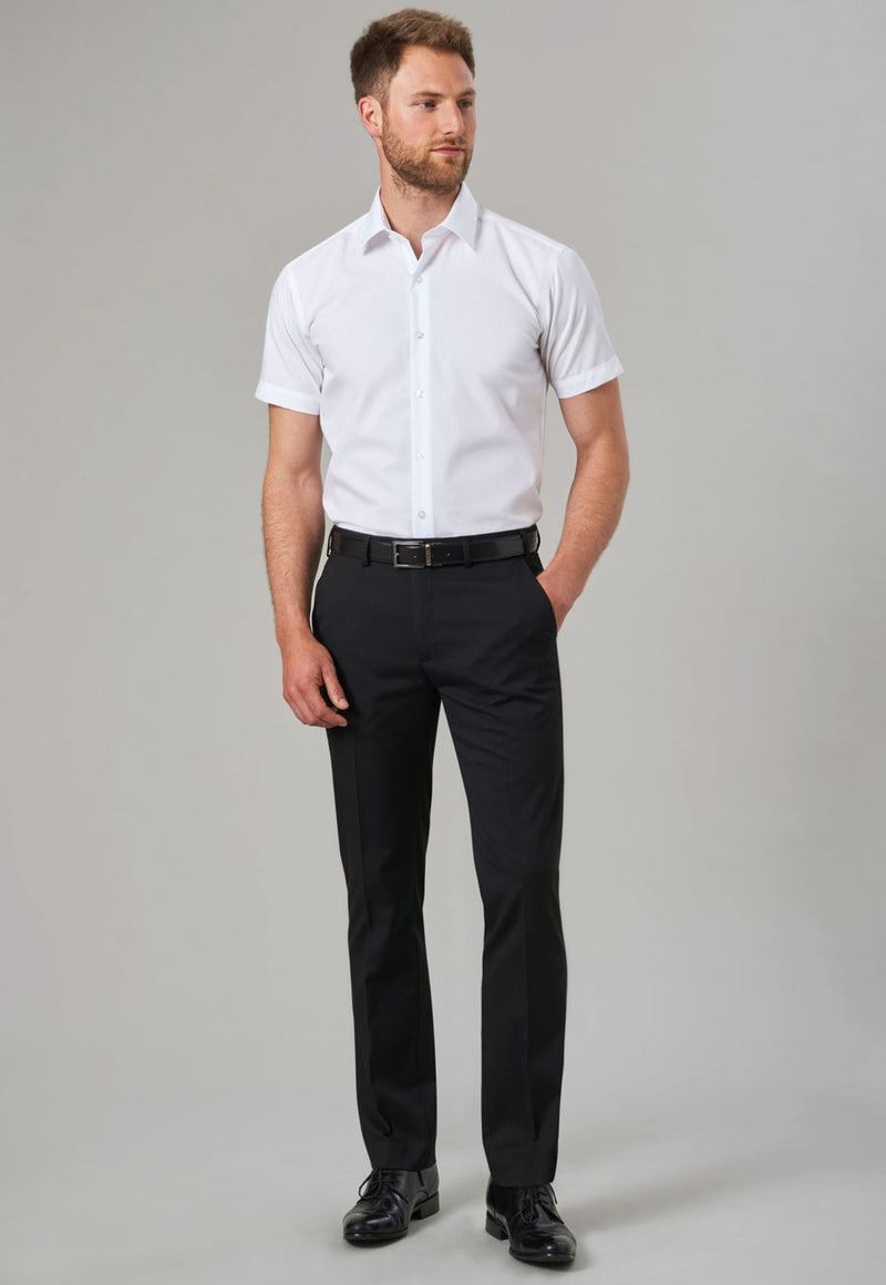 Pegasus Slim Fit Trouser - Navy P/Dot